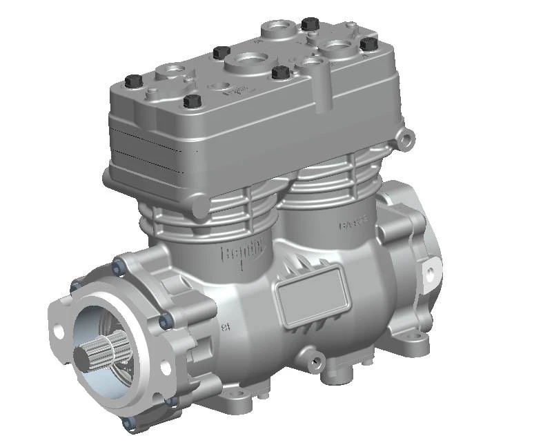 BA-922 SAE BB Big Twin Air Compressor From: Bendix Commercial Vehicle ...