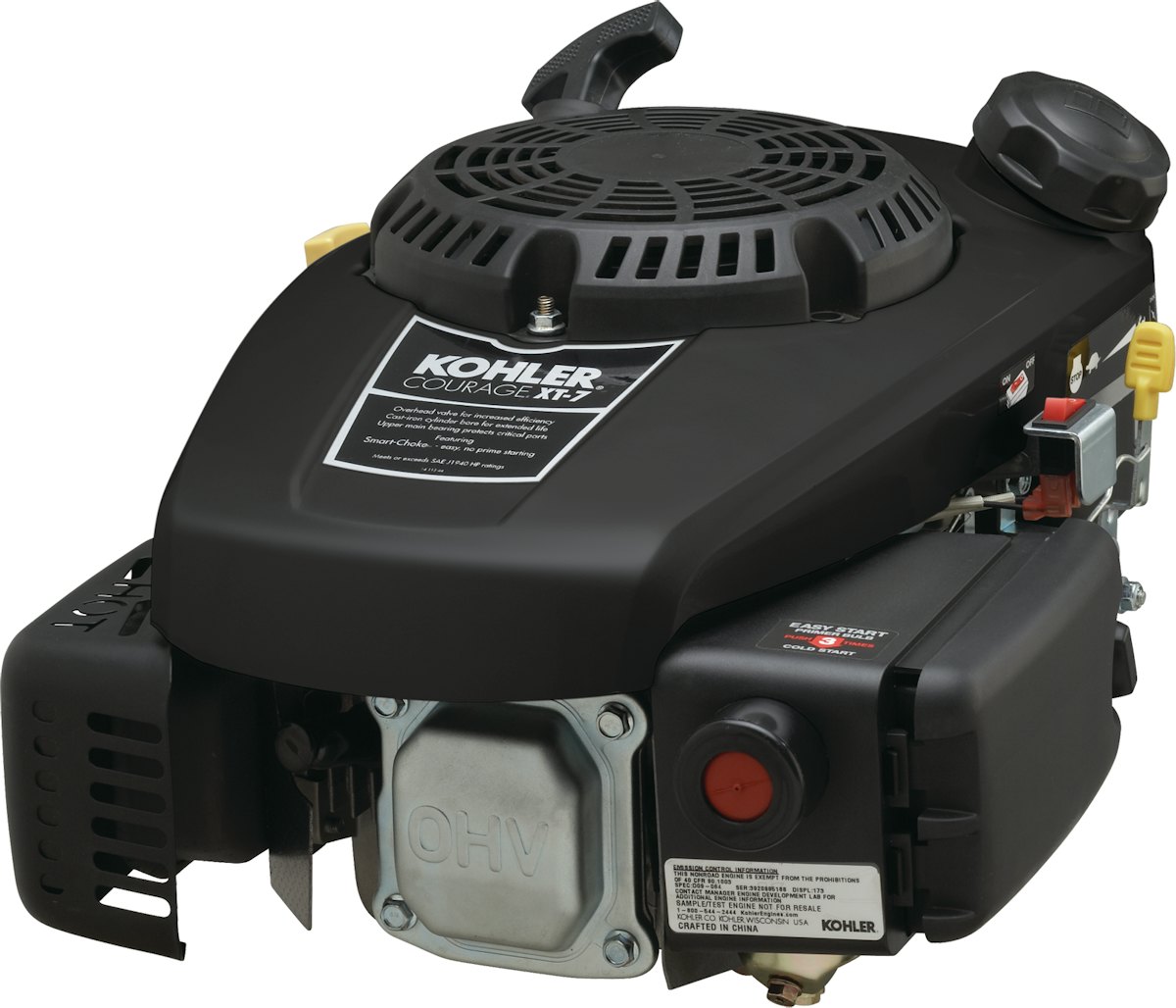 Courage XT-7 vertical-shaft consumer engine From: Kohler Co Courage XT-7 vertical-shaft consumer engine From: Kohler Co