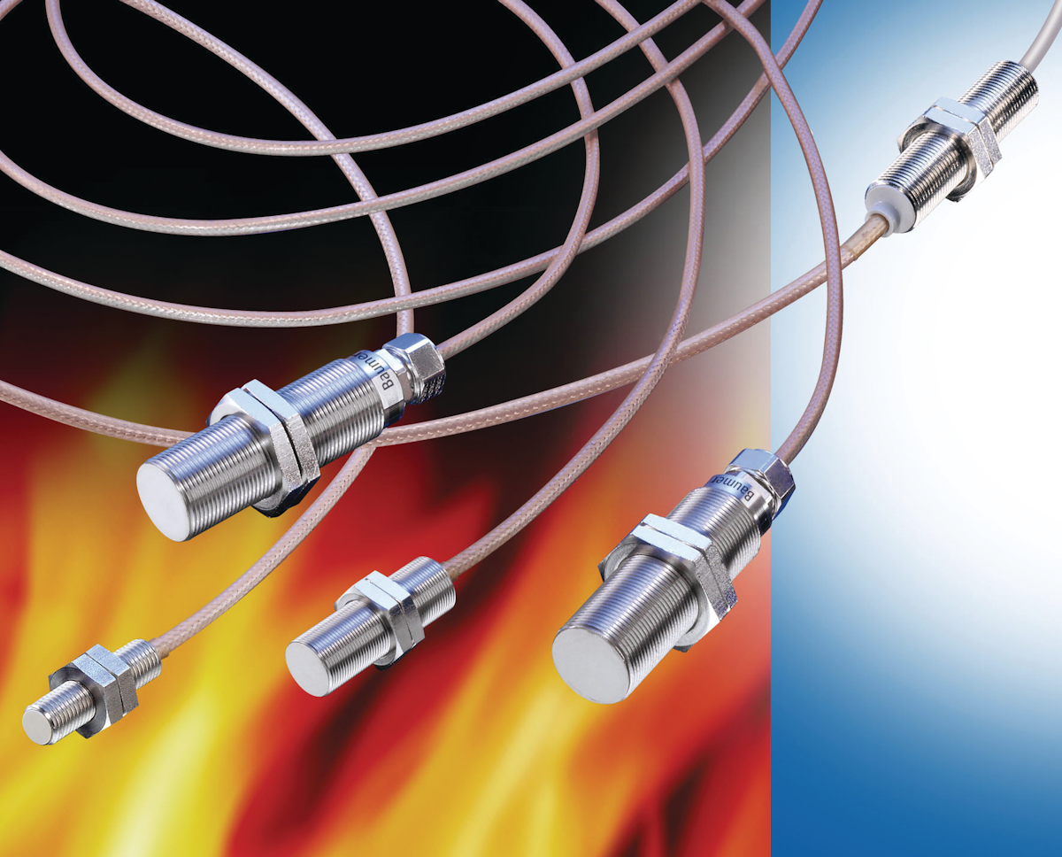 IFRH Series of Inductive High Temperature Sensors From Baumer Ltd