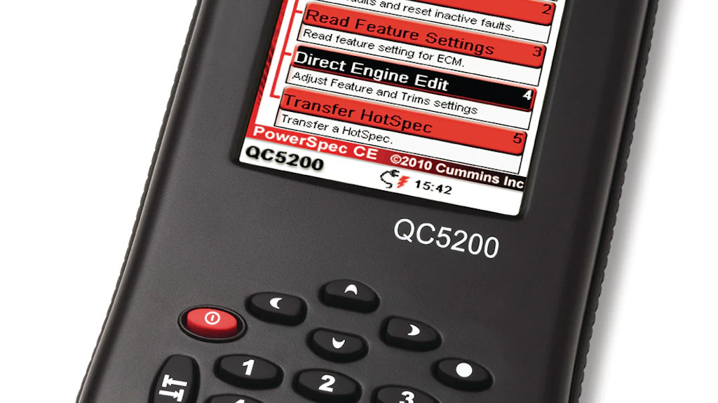 Cummins QuickCheck 5200 handheld device From: Cummins Inc. | OEM Off ...