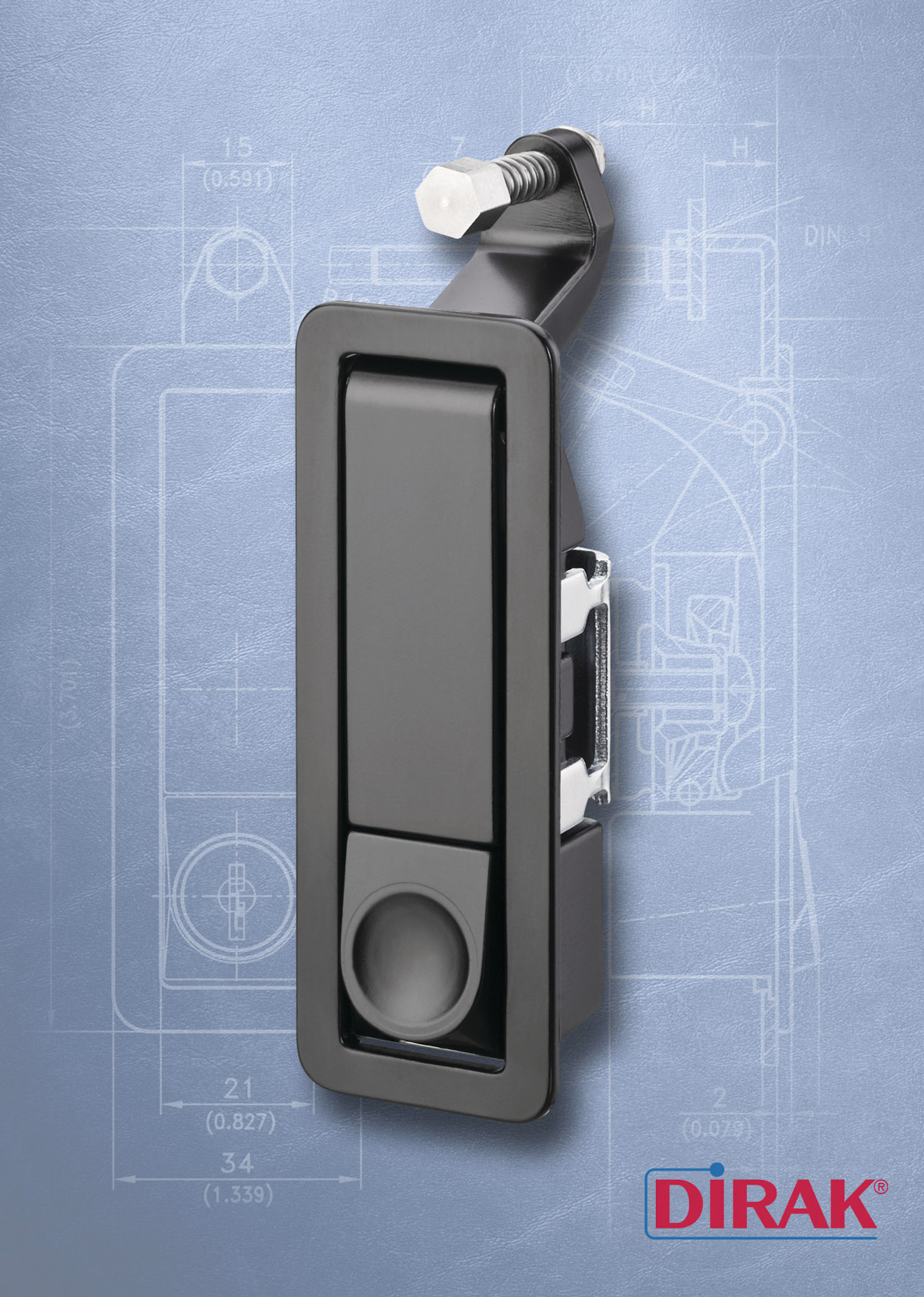 6160.01 SelfAdjusting Compression Latch From Dirak Inc. OEM Off