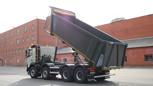 Arc design dumper body