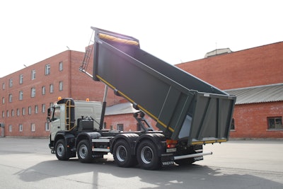 Arc design dumper body