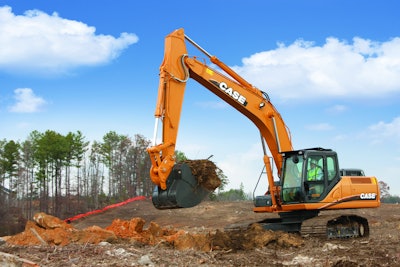 Casecx250cexcavatorworking Hr 10250939