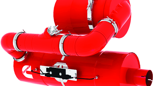 Cummins' aftertreatment device combines the Cummins Compact Catalyst with Selective Catalytic Reduction (CCC-SCR).