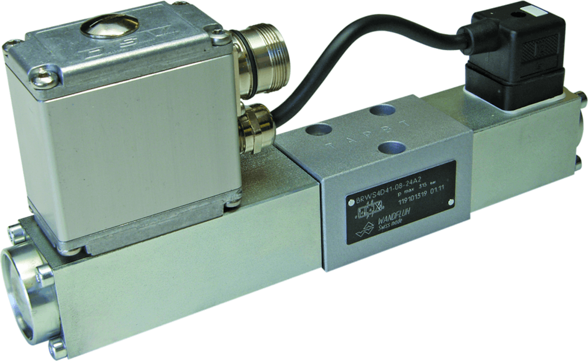 Proportional Directional Control Valve With Integrated Spool Position From Wandfluh of America