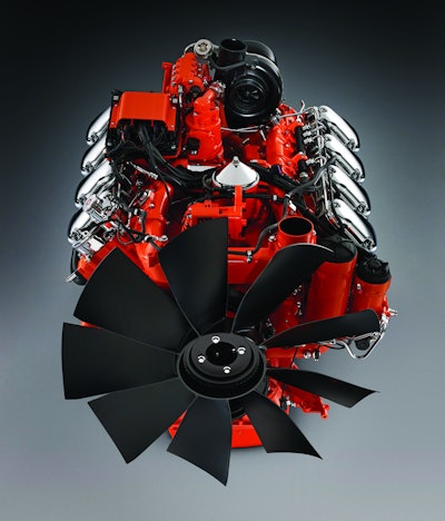 Scania industrial 16-litre, V8 engine 550/650/700 hp, compliant to Stage IIIB/Tier 4i with SCR.