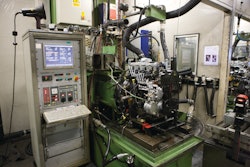 Engine testing at Perkins' Griffin facility.