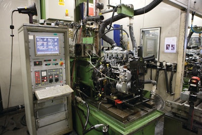 Engine testing at Perkins' Griffin facility.