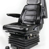 Iowa Export-Import's full adjustment seat with suspension which includes weight and three-position height adjustment.