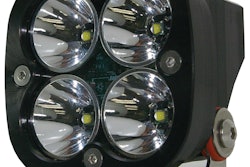 The Squadron LED light from Baja Designs includes four CREE XML LEDs, considered to be one of the brightest and most efficient LEDs on the market, to provide users with 3600 lumens of light output.