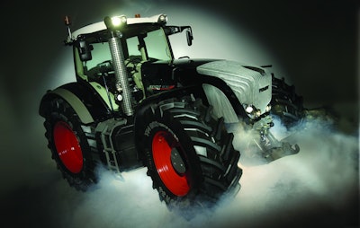 Fendt's 936 Black Beauty which uses a Solvaro perforated sheet for its engine bonnet.