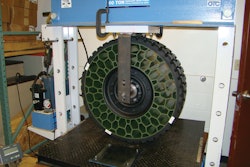 The non-pneumatic tire (NPT) design prevents the possibility of punctures and enables military vehicles to operate in any terrain, allowing soldiers to quickly evacuate from dangerous situations if necessary.