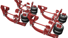 Hendrickson's PRIMAAX EX is an air suspension system that has been designed to fit the severe duty conditions of vehicles with a high center of gravity or operating in both on- and off-highway applications.