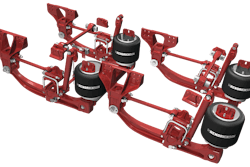 Hendrickson's PRIMAAX EX is an air suspension system that has been designed to fit the severe duty conditions of vehicles with a high center of gravity or operating in both on- and off-highway applications.