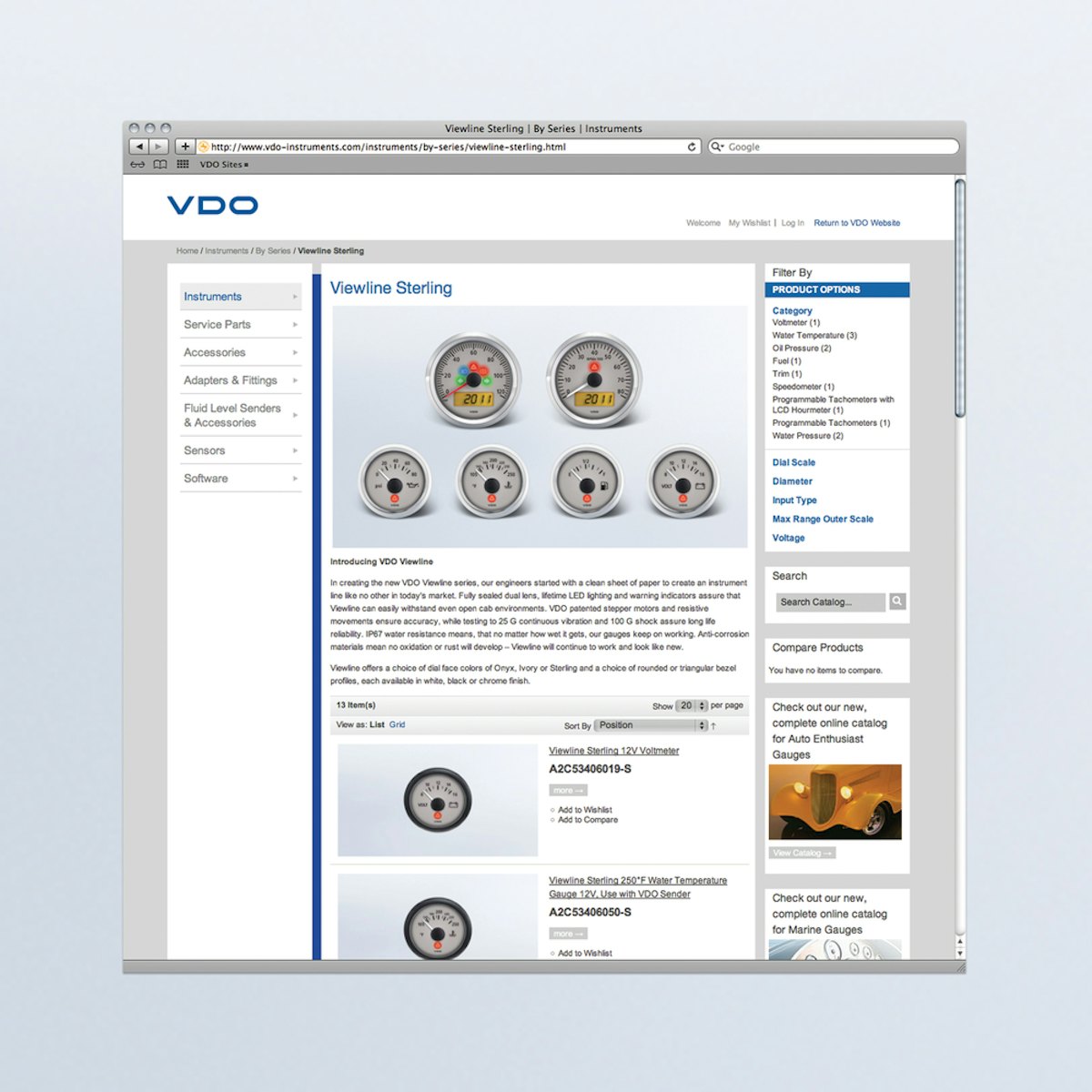 Continental's New Online Catalog Makes Choosing VDO Easier OEM Off