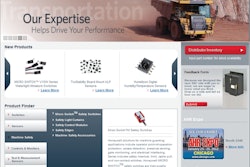 The home page of Honeywell's new sensing and control website.
