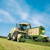 Krone's BiG X 1100 with the EasyFlow Hay Head