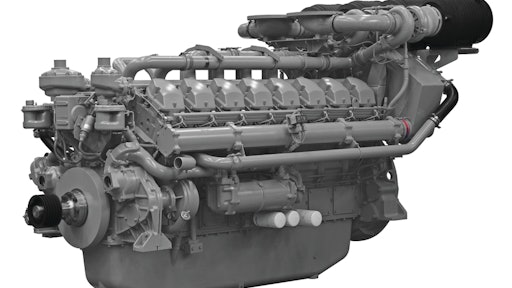 Perkins' latest engine in the 4000 Series, the 4016-61TRG.