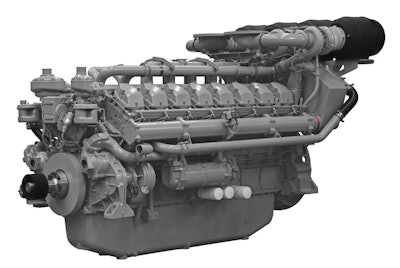 Perkins' latest engine in the 4000 Series, the 4016-61TRG.