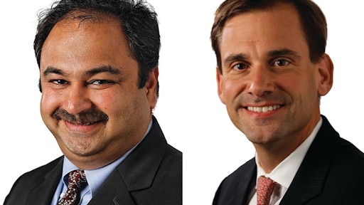 Nikhil Varty, WABCO Vice President (left) and Michael Thompson, WABCO Vice President, Compression and Braking (right).