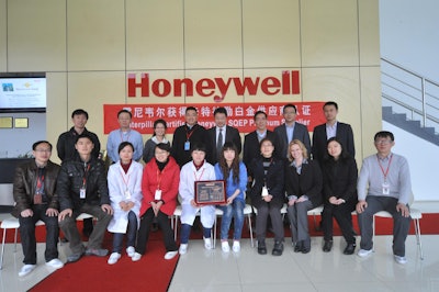 Honeywell Caterpillar Supplier Award