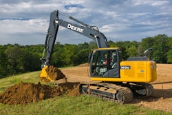 John Deere's new 160G LC excavator.