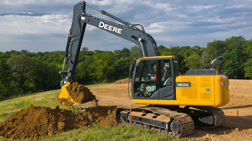John Deere's new 160G LC excavator.