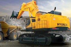 The new Hyundai R1200-9 excavator.