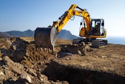 The JCB JS130 excavator.