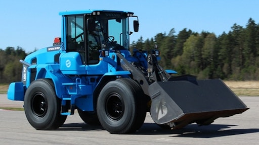 The Volvo L60G PCP reaches 64mph.