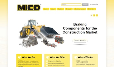 Mico Website Screen Shot