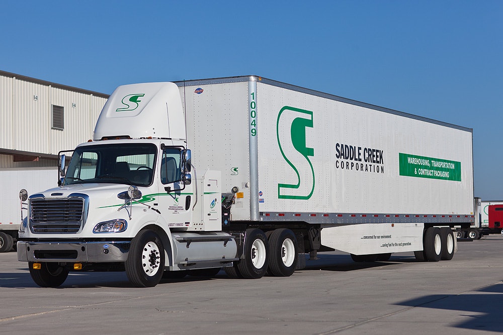 patois Aktiv udløb Saddle Creek Corp. Adds 40 Freightliner CNG Vehicles to Fleet | OEM  Off-Highway