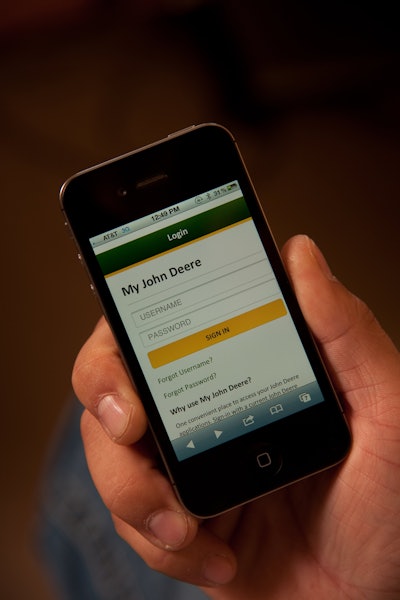 Users will be able to access all their MyJohnDeere information on a convenient smartphone site.