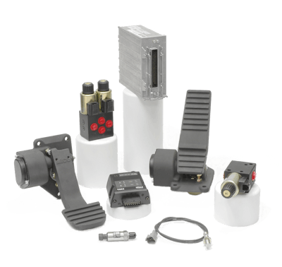 The MOBEUS products include sensors, actuators, valves, controllers and software that work together inside the vehicle network and bring anti-lock braking (ABS), traction control and electronic stability control (ESC) to off-highway equipment.