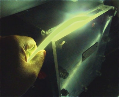 Peter Gladis of RSL Fiber Systems says the darker it is the better RSL's fiber optic lighting system will perform. The optical fiber actually 'smooths out' the light, so there is less glare and improved visibility.