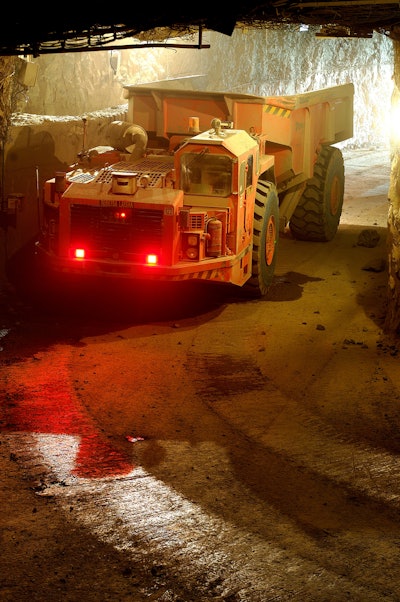 Sandvik AutoMine, used to run this underground mining vehicle, is one of the many products Sandvik Mining will display at MINExpo 2012.