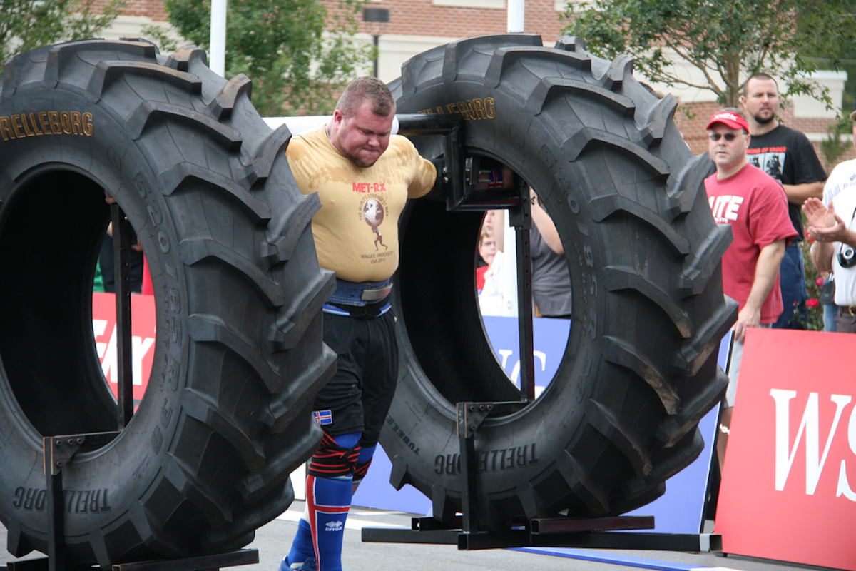 Tires Being Used in World's Strongest Man Contest OEM Off