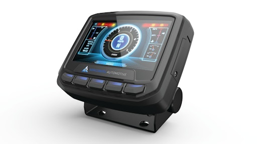The new KAntrak 3700 display includes a touchscreen, video input and outputs for connecting a reverse camera, as well as Bluetooth for mobile phone connectivity.