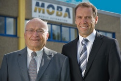 MOBA company founder Paul Harms (left) and his son Volker Harms, CEO MOBA Mobile Automation AG.