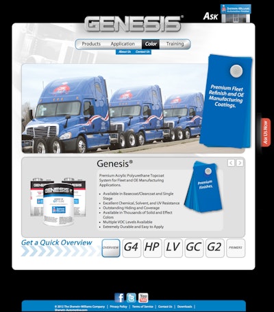 Sherwin Williams Fleetwebsitescreenshot