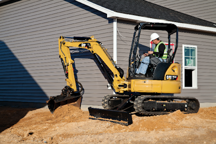 Caterpillar S New Cat E Series Mini Hydraulic Excavators Meet Tier