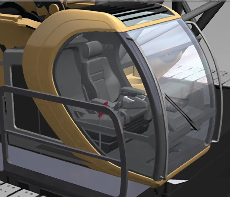Cab Inators New operator cab features unique style and enhanced visibility | OEM ...