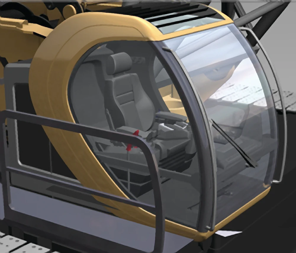 New operator cab features unique style and enhanced visibility | OEM ...