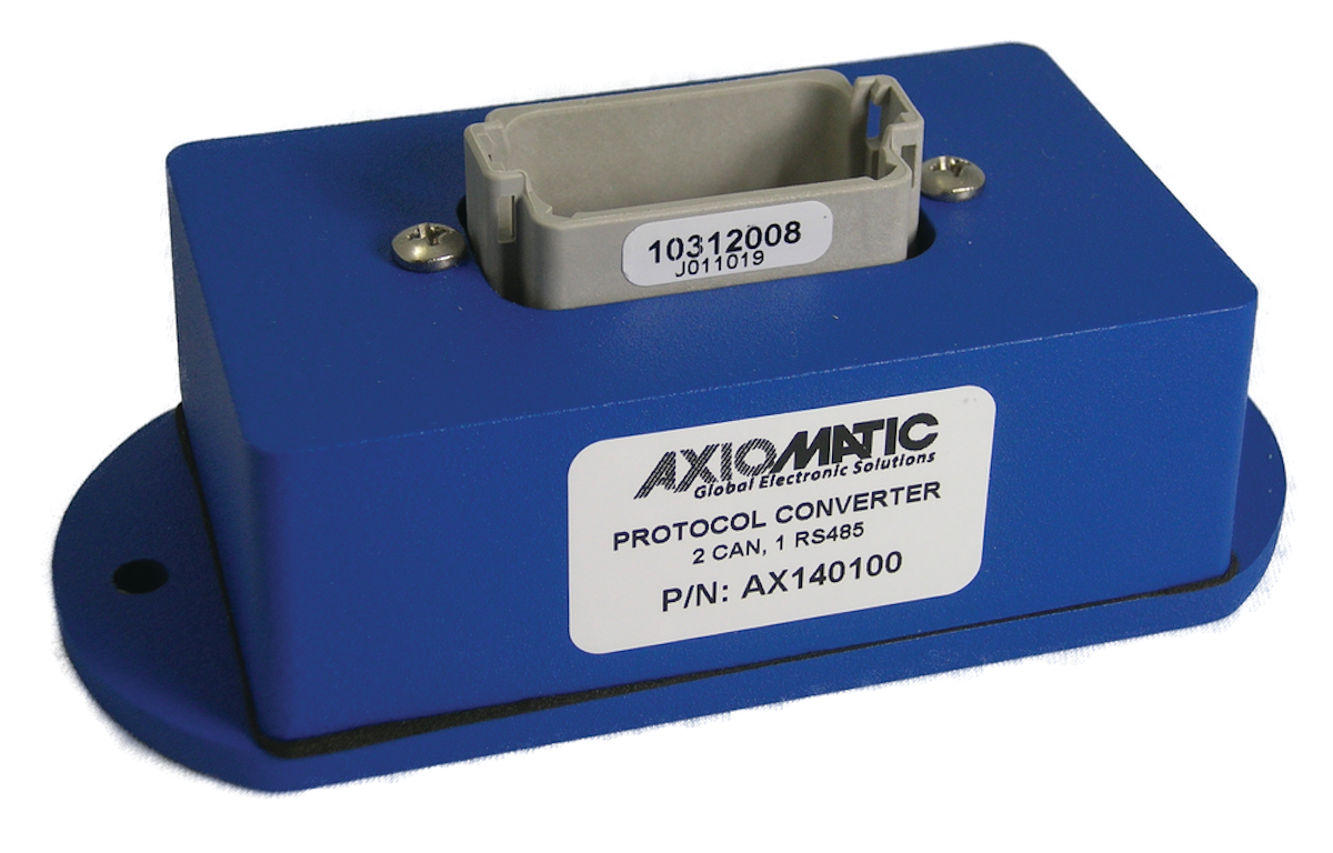 Protocol Converter with CANbus and RS485 Ports From Axiomatic