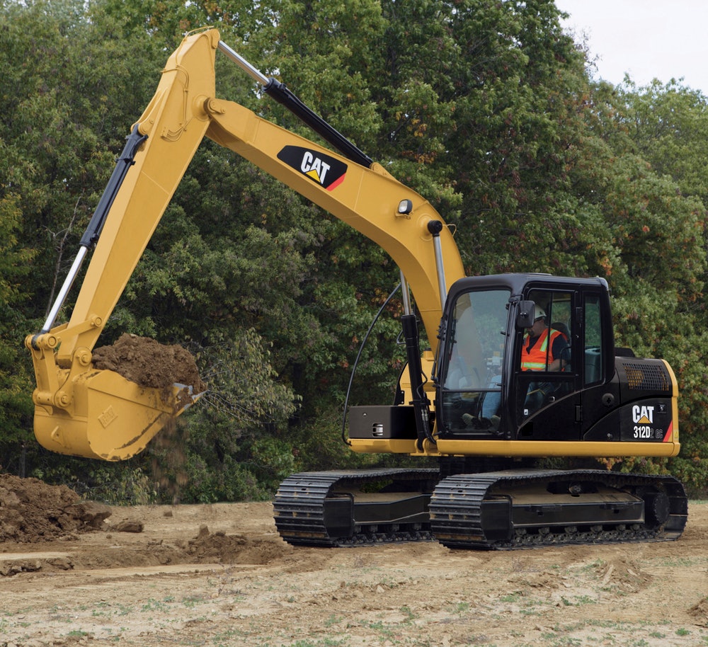 Caterpillar Displaying New Cat 312D2 GC Hydraulic Excavator for 