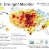 The U.S. Drought Monitor is produced in partnership between the National Drought Mitigation Center at the University of Nebraska-Lincoln, the United States Department of Agriculture, and the National Oceanic and Atmospheric Administration.