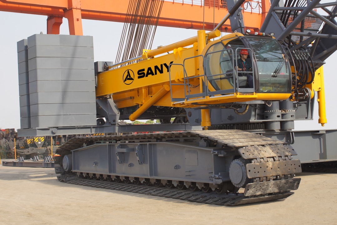 bluse Alfabetisk orden Stoop SANY Introduces 550-Ton Crawler Crane for Energy, Petrochemical,  Infrastructure Projects | OEM Off-Highway
