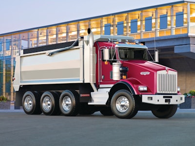 When developing a vehicle like the T800 Dump Truck (pictured here), Kenworth works closely with its engine, aftertreatment and other component suppliers to ensure the on-board diagnostics system is properly integrated into the vehicle.