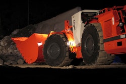 A Sandvik loader with Volvo Penta Tier 4 Interim/Stage IIIB engine.